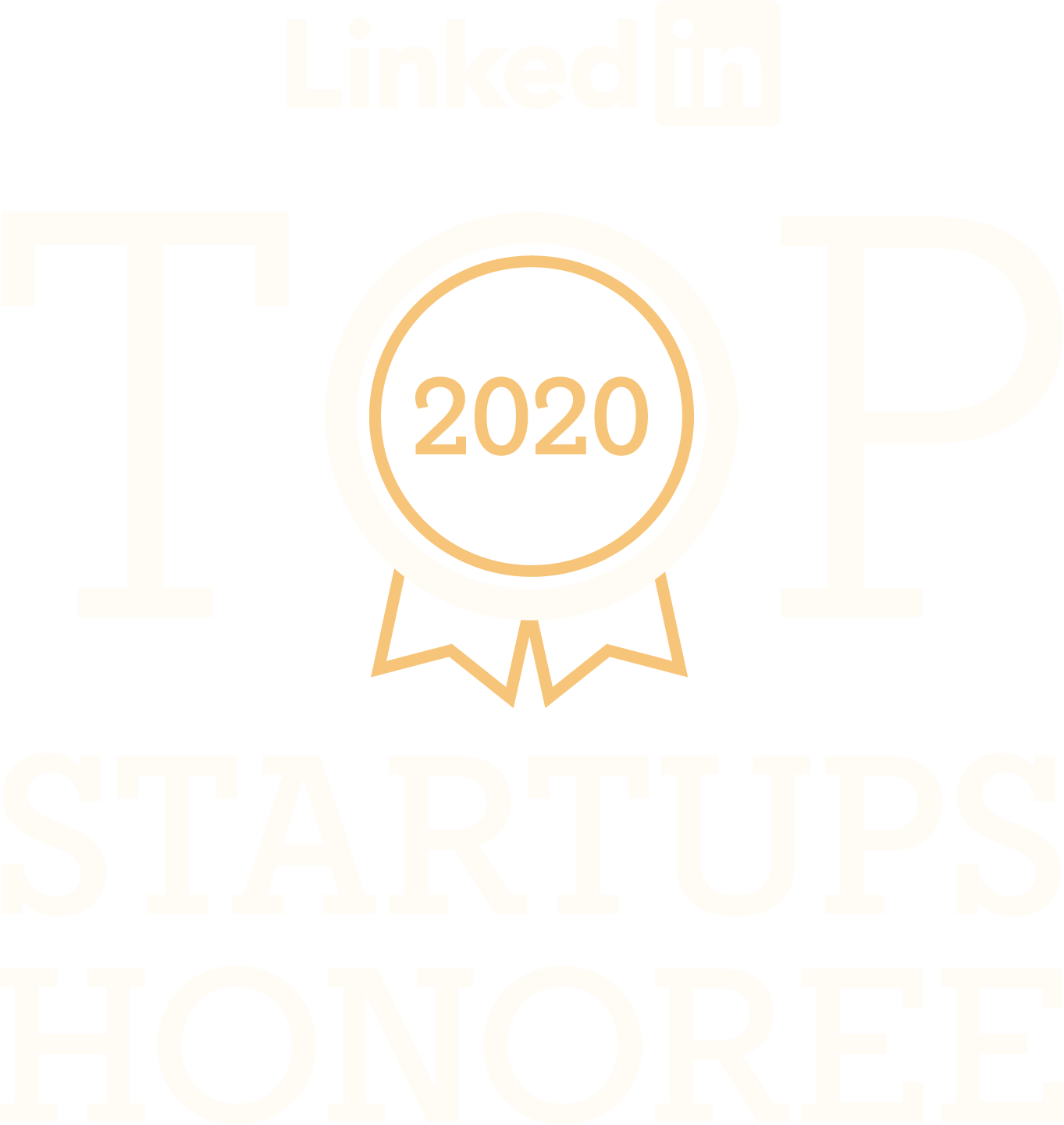 Linkedin Top Start-ups honoree logo