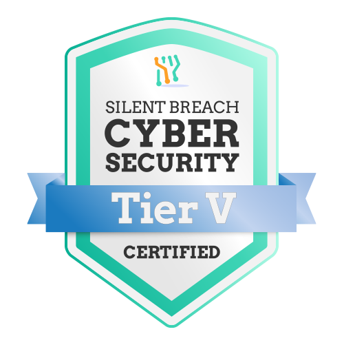 Silent breach cyber security Tier V certified logo